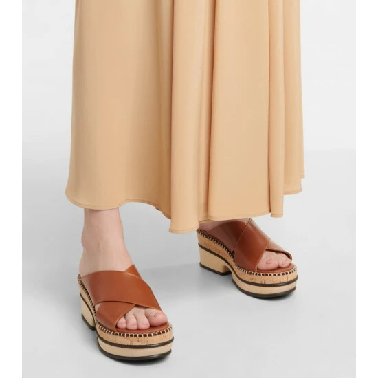 Chloé Laila Platform Sandals - Image 3