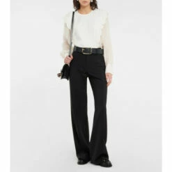 Chloé Broderie Anglaise Linen Blouse