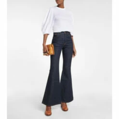 Chloé Balloon-sleeve Cotton Jersey T-shirt