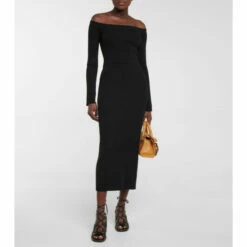 Chloé Wool And Cashmere Midi Skirt