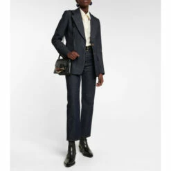 Chloé Logo Embroidered High-rise Jeans