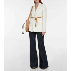 Chloé Belted Wool Blazer