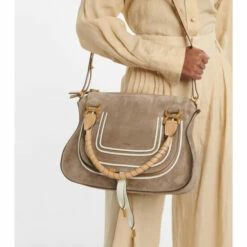 Chloé Marcie Medium Suede Tote