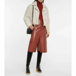 Chloé Shearling Biker Jacket