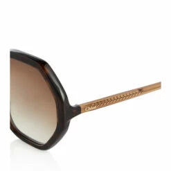 ChloƩ Esther Hexagonal Sunglasses