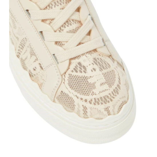 Chloé Lauren Lace High-top Sneakers - Image 5