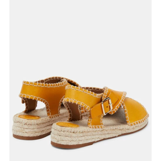 Chloé Lucinda Leather Espadrilles - Image 2