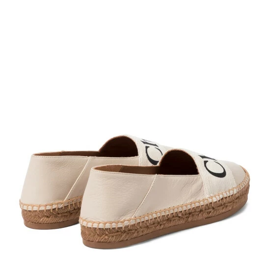Chloé Woody Leather Espadrilles - Image 2
