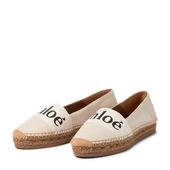 Chloé Woody Leather Espadrilles - Image 4