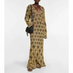 Chloé Woody Canvas Slides