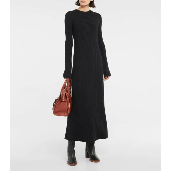Chloé Wool And Cashmere Midi Dress