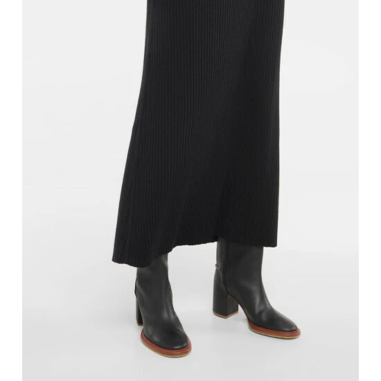 Chloé Wool And Cashmere Midi Dress - Image 4