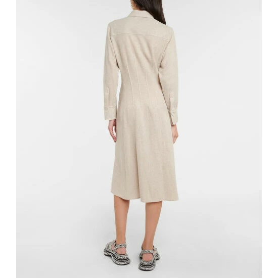 Chloé Wool And Cashmere Shirt Dress - Image 2