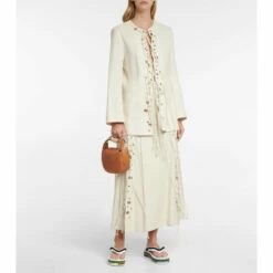 Chloé Lou Crochet Thong Sandals