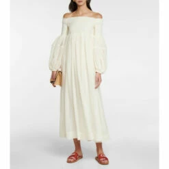 Chloé Woody Canvas Slides