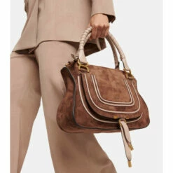 Chloé Marcie Medium Suede Tote Bag
