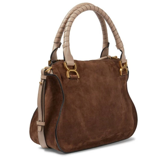 Chloé Marcie Medium Suede Tote Bag - Image 3