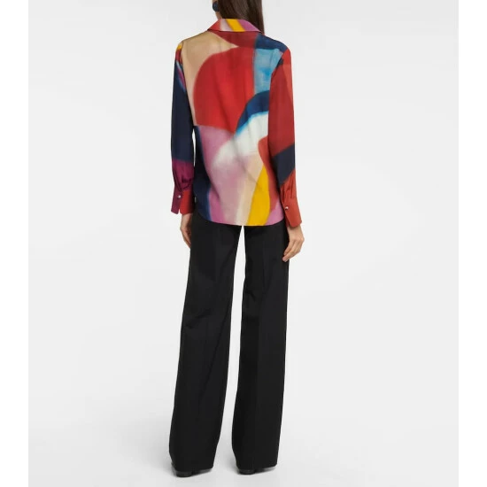 Chloé Printed Silk Crêpe De Chine Shirt - Image 2