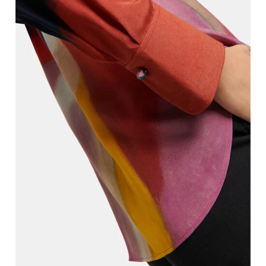 Chloé Printed Silk Crêpe De Chine Shirt - Image 4