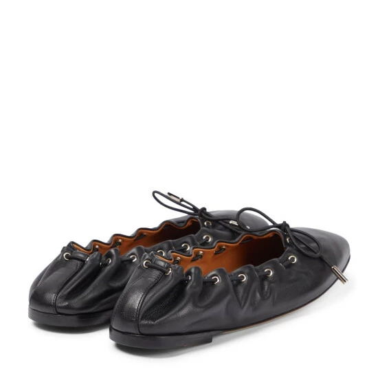 Chloé Oracia Leather Flats - Image 2