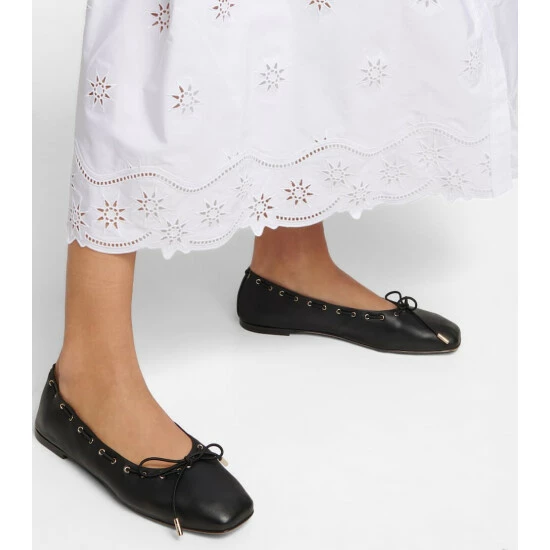 Chloé Oracia Leather Flats - Image 3