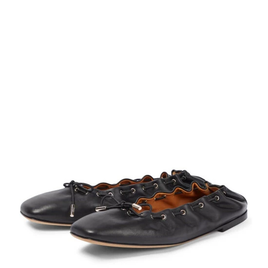 Chloé Oracia Leather Flats - Image 4