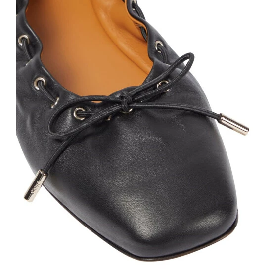 Chloé Oracia Leather Flats - Image 5