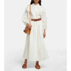 ChloƩ Woody Leather Sandals