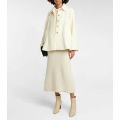 Chloé Caped Wool-blend Coat