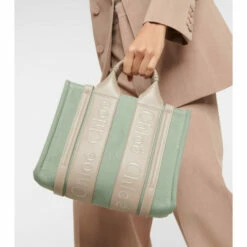 Chloé Woody Small Canvas Tote