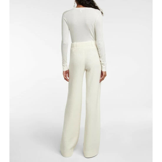 Chloé High-rise Wide-leg Wool Pants - Image 2