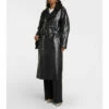 Chloé Belted Leather Coat