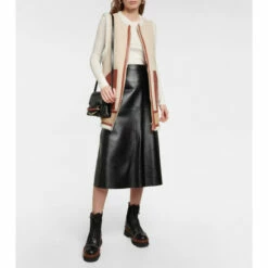 Chloé Owena Leather Lace-up Boots