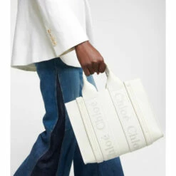 Chloé Woody Small Leather Tote