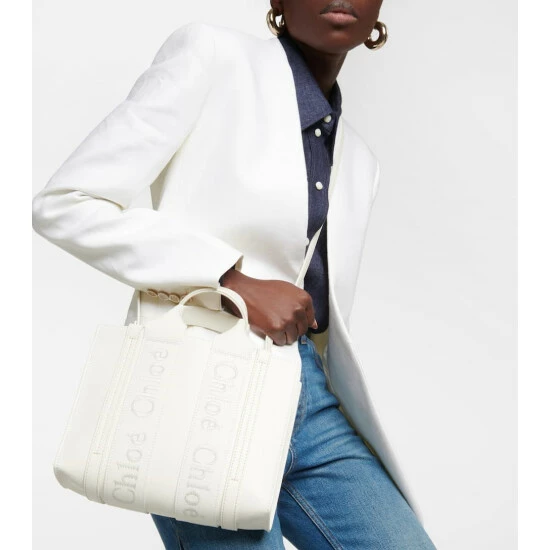 Chloé Woody Small Leather Tote - Image 5