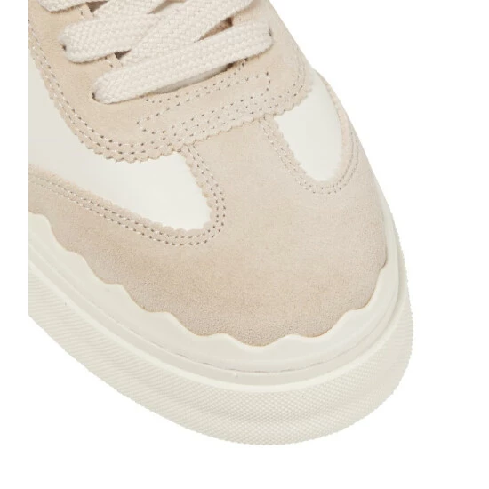 Chloé Lauren Leather Sneakers - Image 5