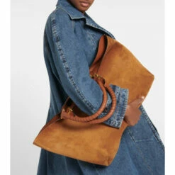 Chloé Marcie Suede Tote Bag