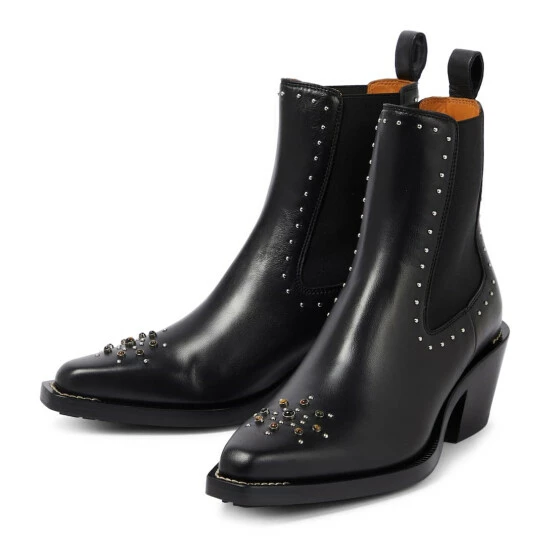 Chloé Nellie Leather Chelsea Boots - Image 4