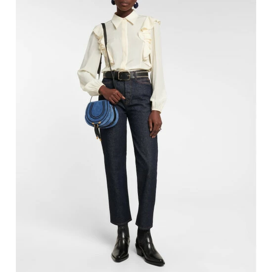 Chloé Marcie Small Saddle Bag - Image 4