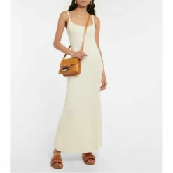 Chloé Ribbed-knit Wool-blend Slip Dress