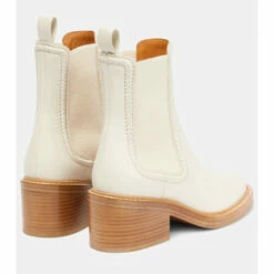 Chloé Mallo Leather Ankle Boots