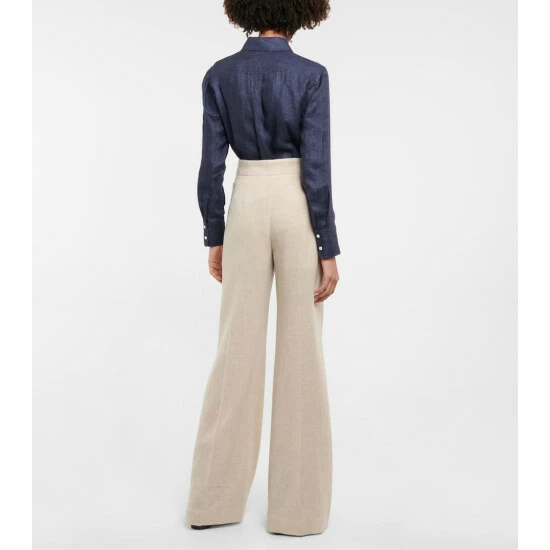 Chloé High-rise Wool And Cashmere Pants - Image 2
