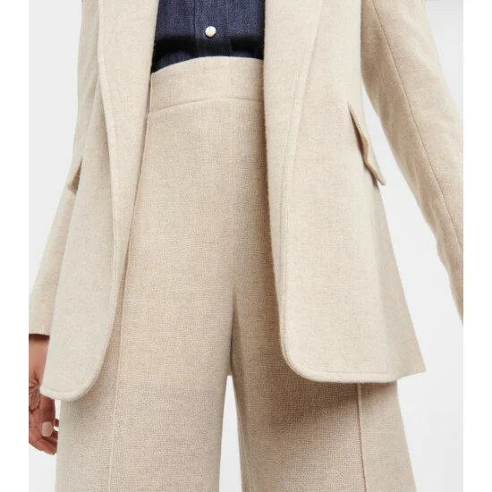 Chloé High-rise Wool And Cashmere Pants - Image 3