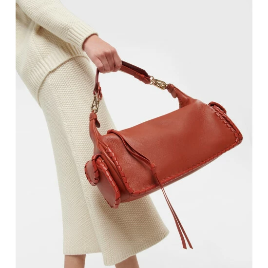 Chloé Nahir Small Leather Shoulder Bag