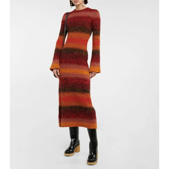 Chloé Cashmere Sweater Midi Dress
