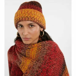 Chloé Striped Cashmere Beanie