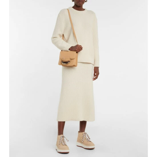 Chloé Leather Hiking Boots