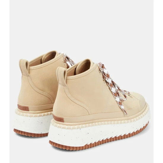 Chloé Leather Hiking Boots - Image 2