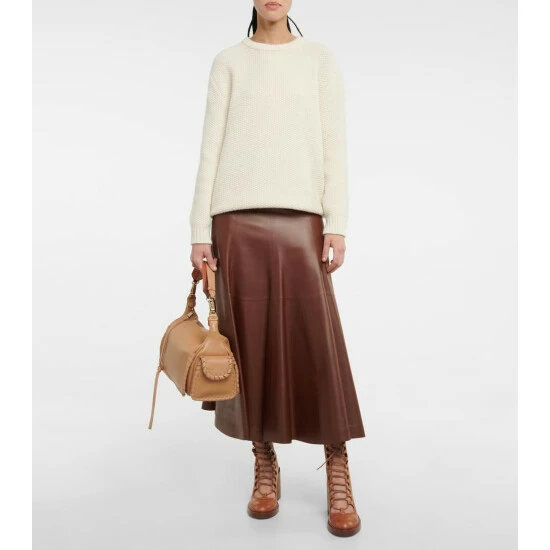 Chloé Nahir Small Leather Shoulder Bag - Image 4