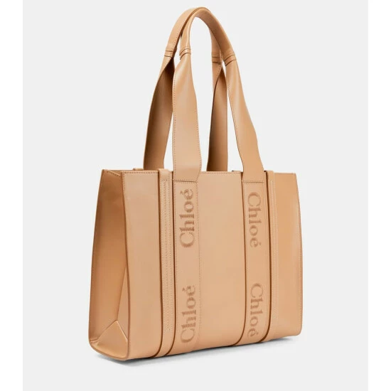 Chloé Woody Medium Leather Tote - Image 3